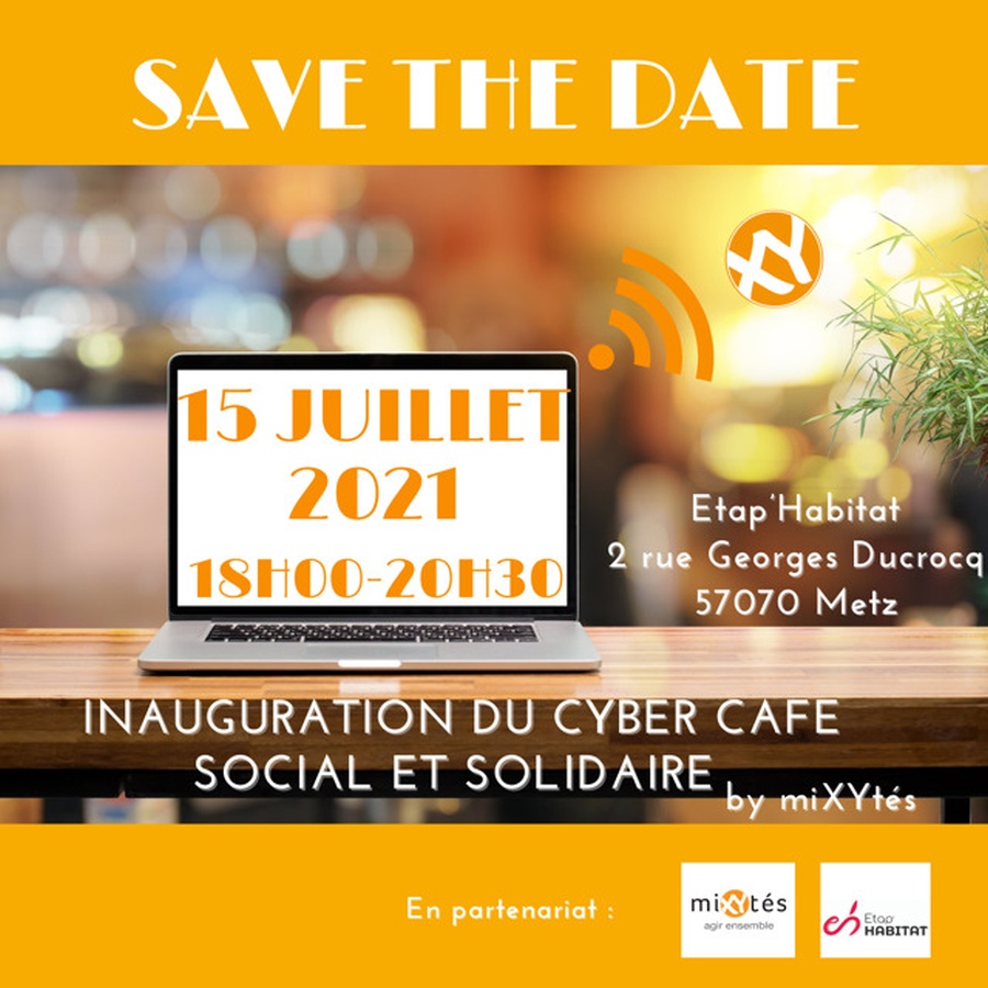 Inauguration du Cyber Café Social & Solidaire by miXYtés